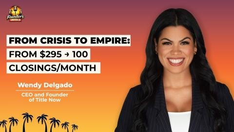 Started as a humble Transaction Coordinator and evolved to HUGE Title Agency- Title Now w. Wendy D.
